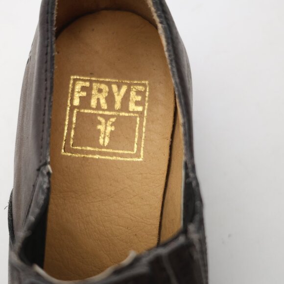 Frye Billy Shootie Boots Women's Size 9.5 B Gray Brown Leather Slip On - Picture 10 of 10